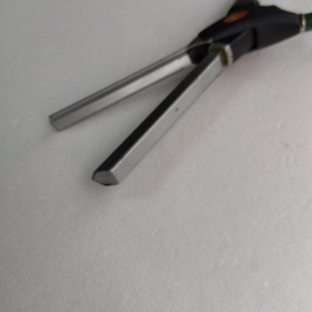 レンツシステム五角アイロン(10mm) AC電源 ヘアアイロン グリーン