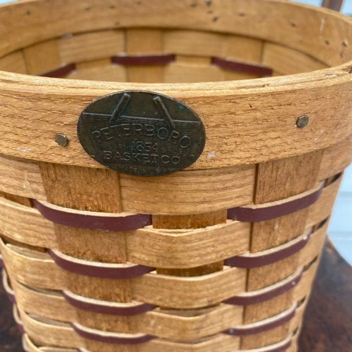 Peterboro バスケット　ヴィンテージ　アメリカ　ピーターボロ　籠