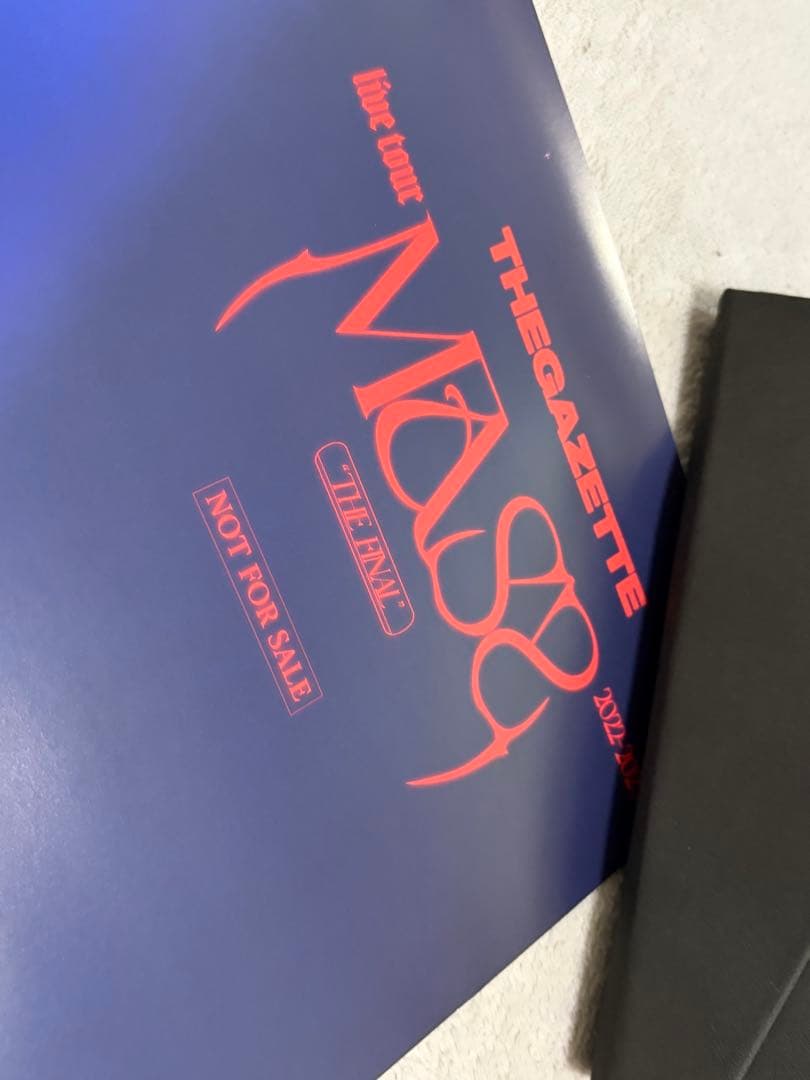 the GazettE MASS 特典ポスター　RUKI