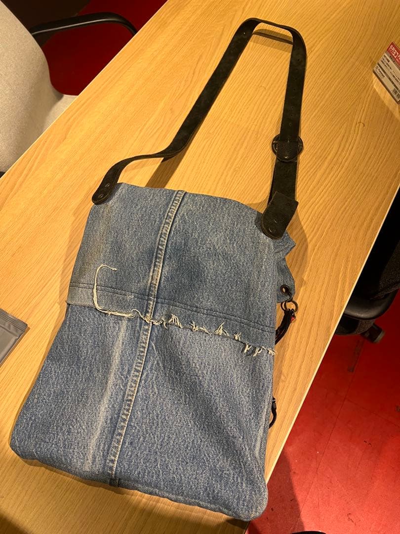 gunda パッチワークデニムバッグ