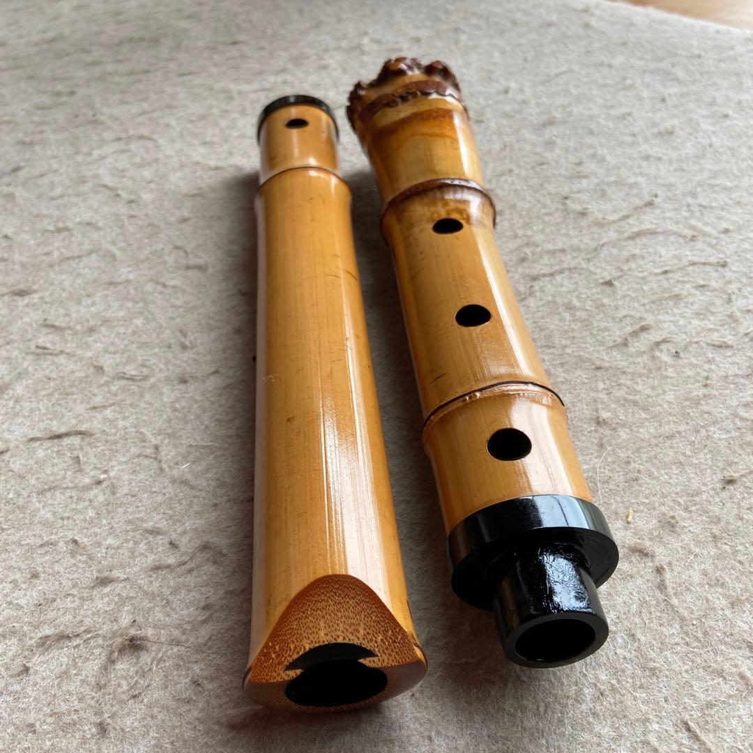 65 値下げ　尺八　一尺八寸管　銘　竹仙？