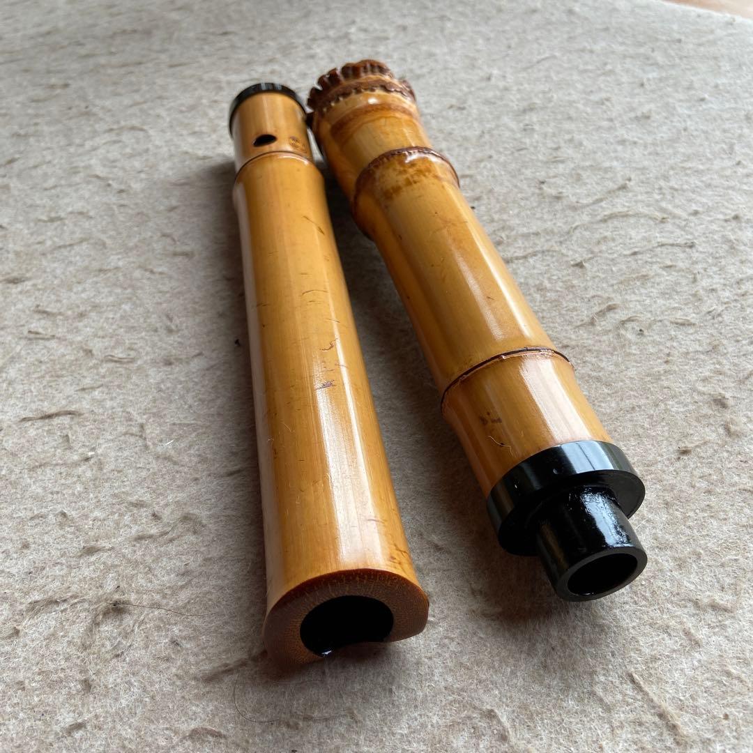 65 値下げ　尺八　一尺八寸管　銘　竹仙？