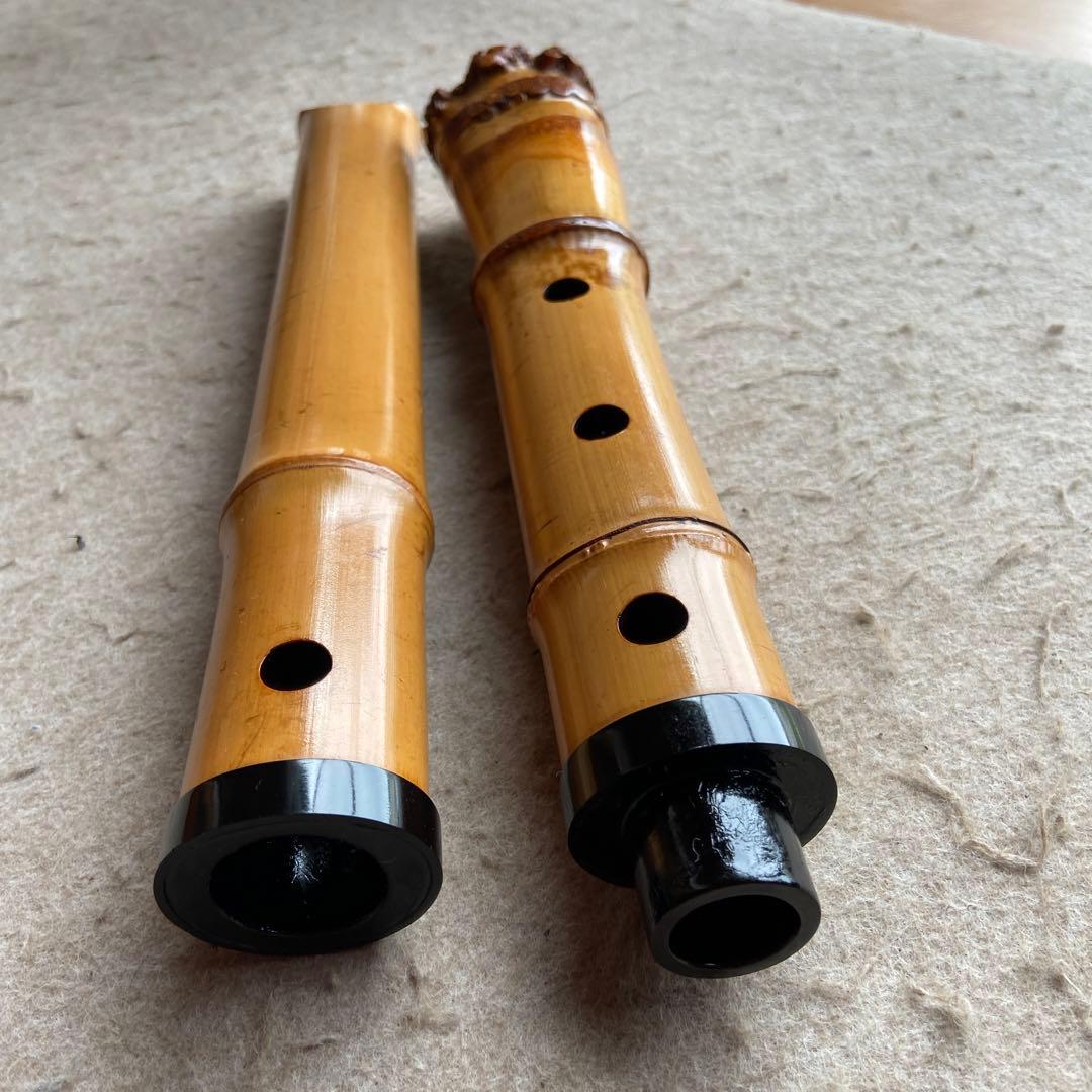 65 値下げ　尺八　一尺八寸管　銘　竹仙？