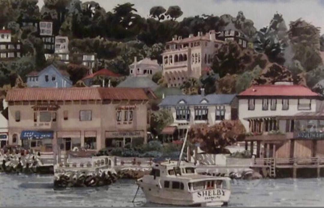 ジョー・ジャクア「SAUSALITO」リトグラフ 限定D版 直筆サイン 送込