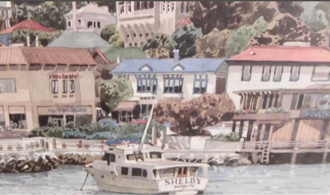 ジョー・ジャクア「SAUSALITO」リトグラフ 限定D版 直筆サイン 送込