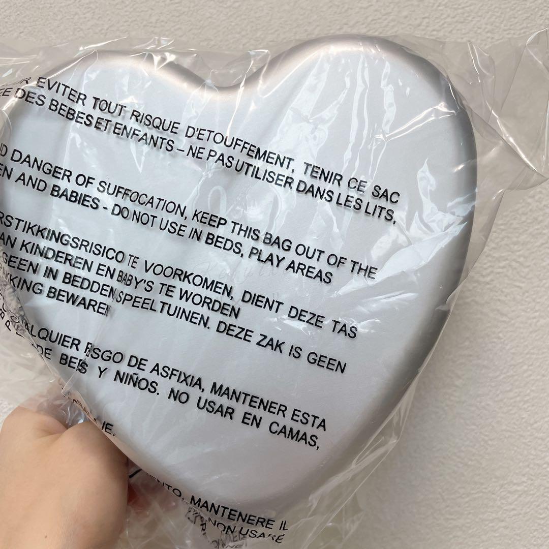 ハート型ケーキパン 15x7.6cm1-2人前 シルバー 未開封