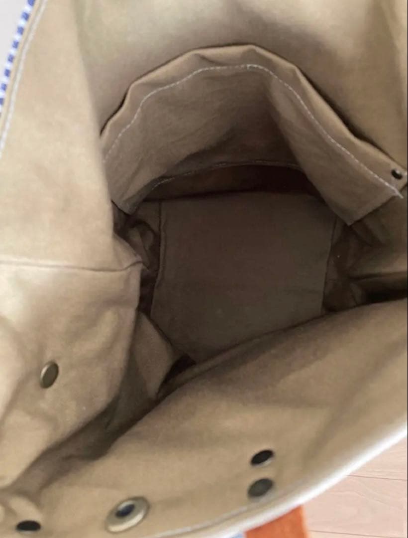 トートバッグ　ハンドメイド　皮革×キャンバス×デニム　パッチワーク