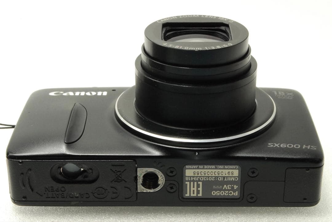 Canon PowerShot SX600HS❤️動作確認済 ブラック キヤノン