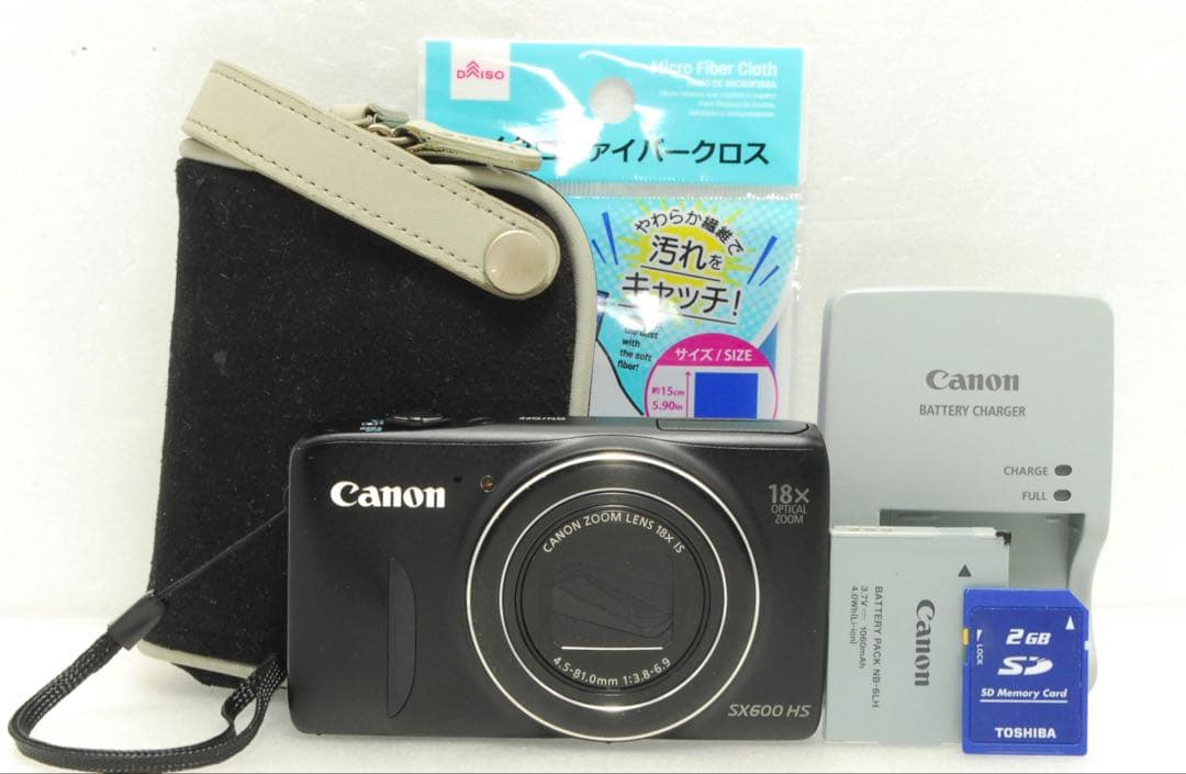 Canon PowerShot SX600HS❤️動作確認済 ブラック キヤノン