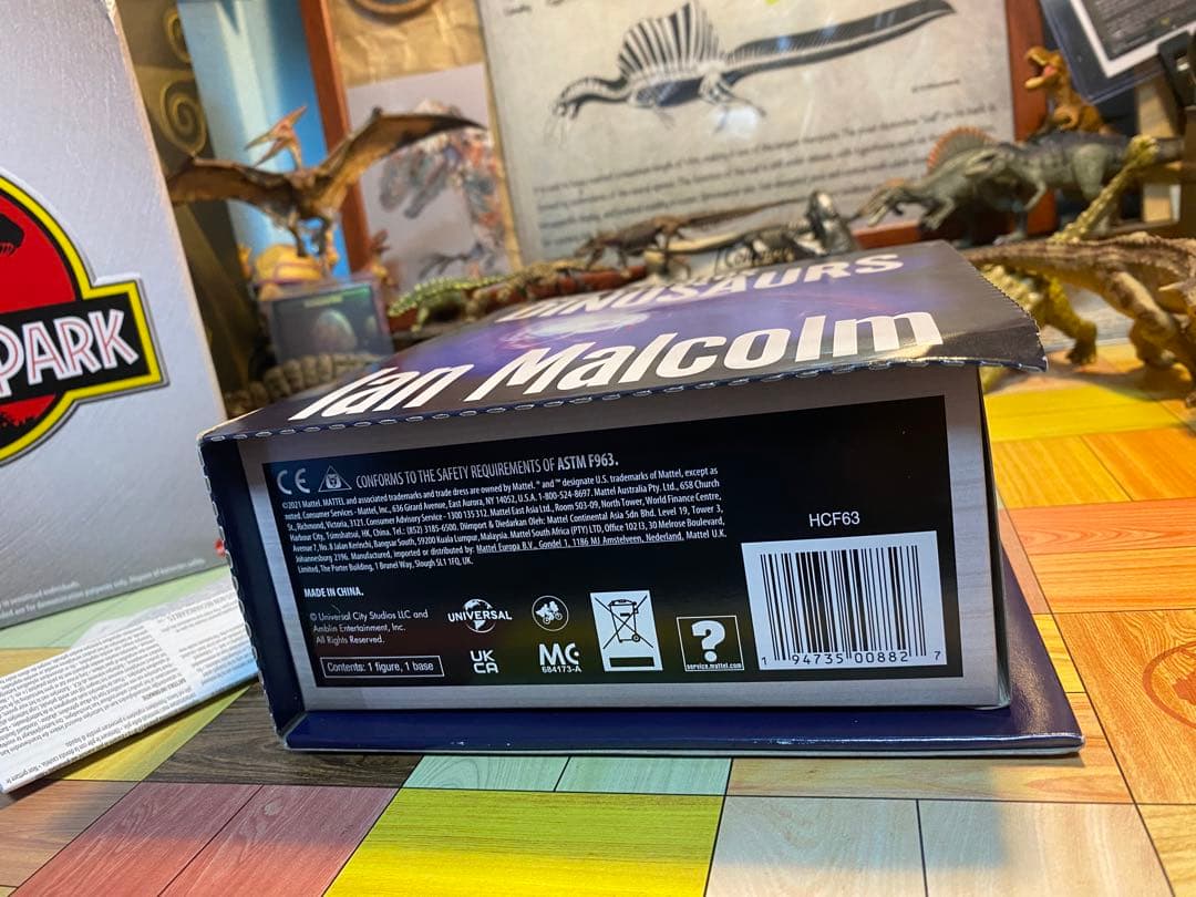 マテル ジュラシックパーク イアンマルコム マルコム博士 レア フィギュア