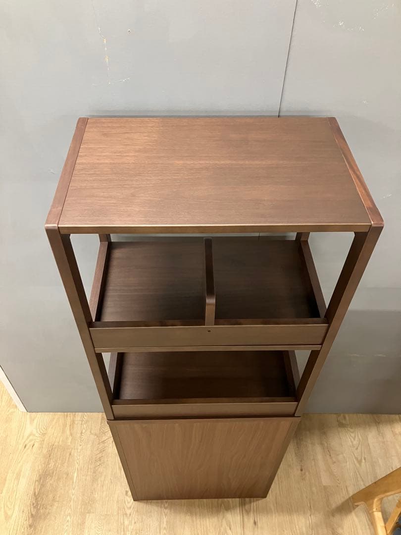 HIKARI Mコンパクトオープンラック ウォールナット　展示品