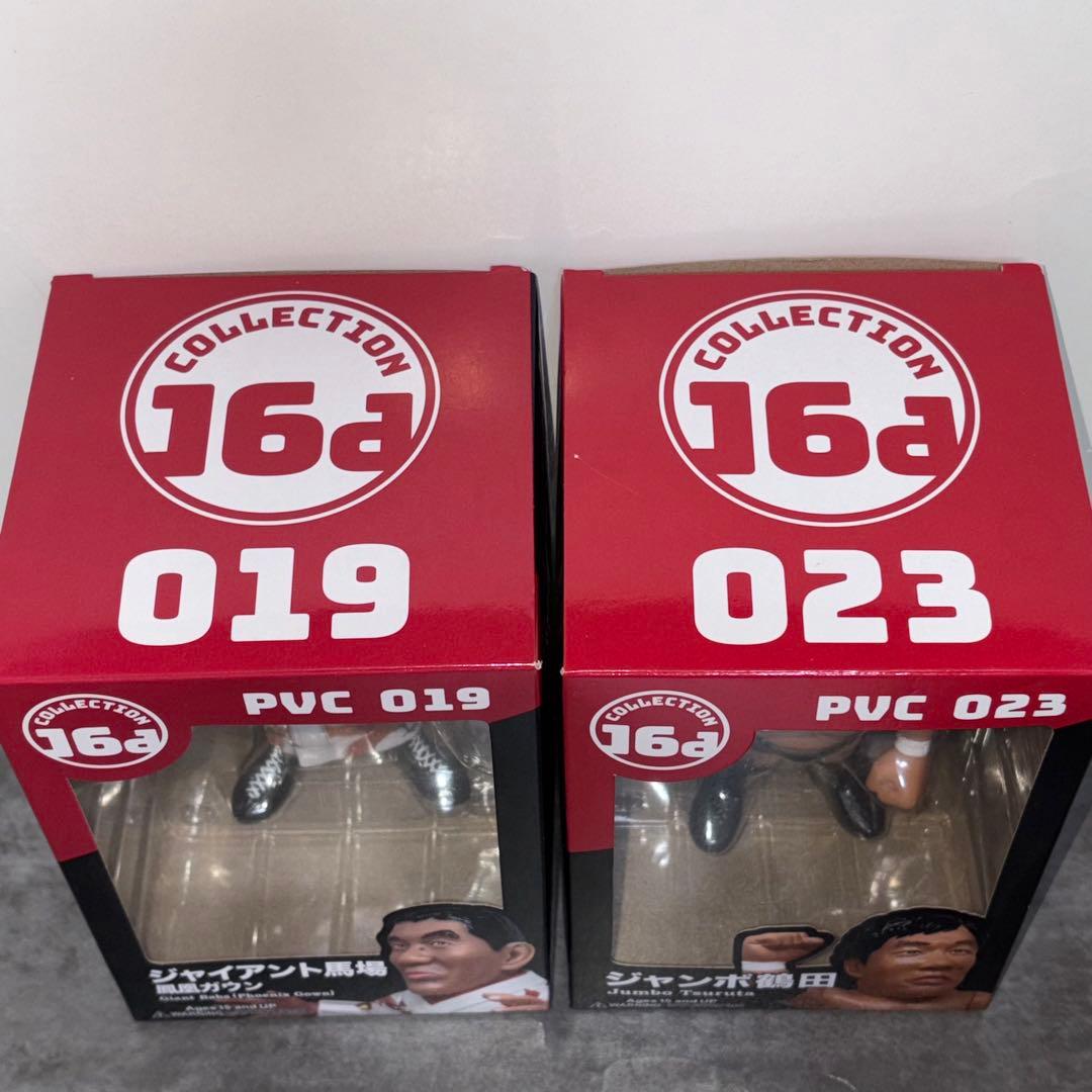 ジャイアント馬場　ジャンボ鶴田　ソフビ　フィギュア　16d 鳳凰ガウン　ベルト