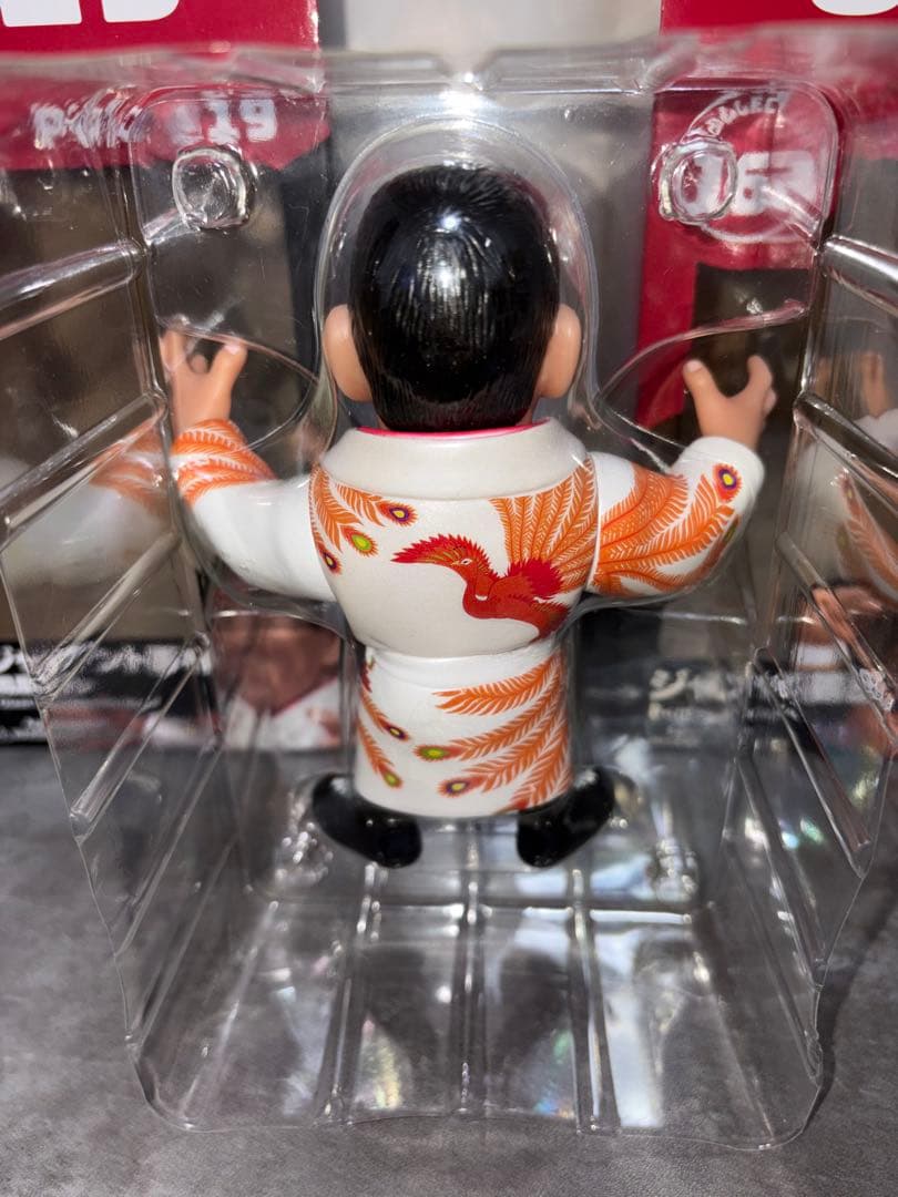 ジャイアント馬場　ジャンボ鶴田　ソフビ　フィギュア　16d 鳳凰ガウン　ベルト