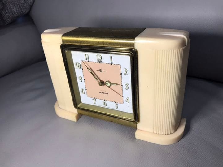 実働　SEIKOSHA 精工舎　真鍮✖️プラスチック　ミッドセンチュリー　レトロ