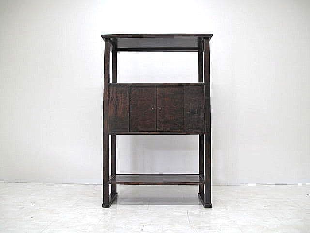 松本民芸家具 「506型 朝鮮棚」 ミズメザクラ無垢飾り棚　飾り棚 約23.5万