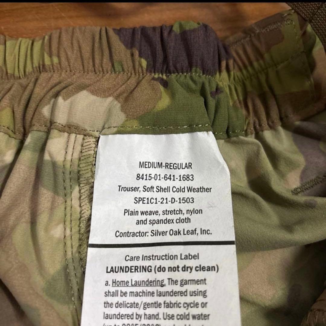 タグ付き　未使用品　米軍 実物　OCP ソフトシェルパンツ　サイズMEDIUM