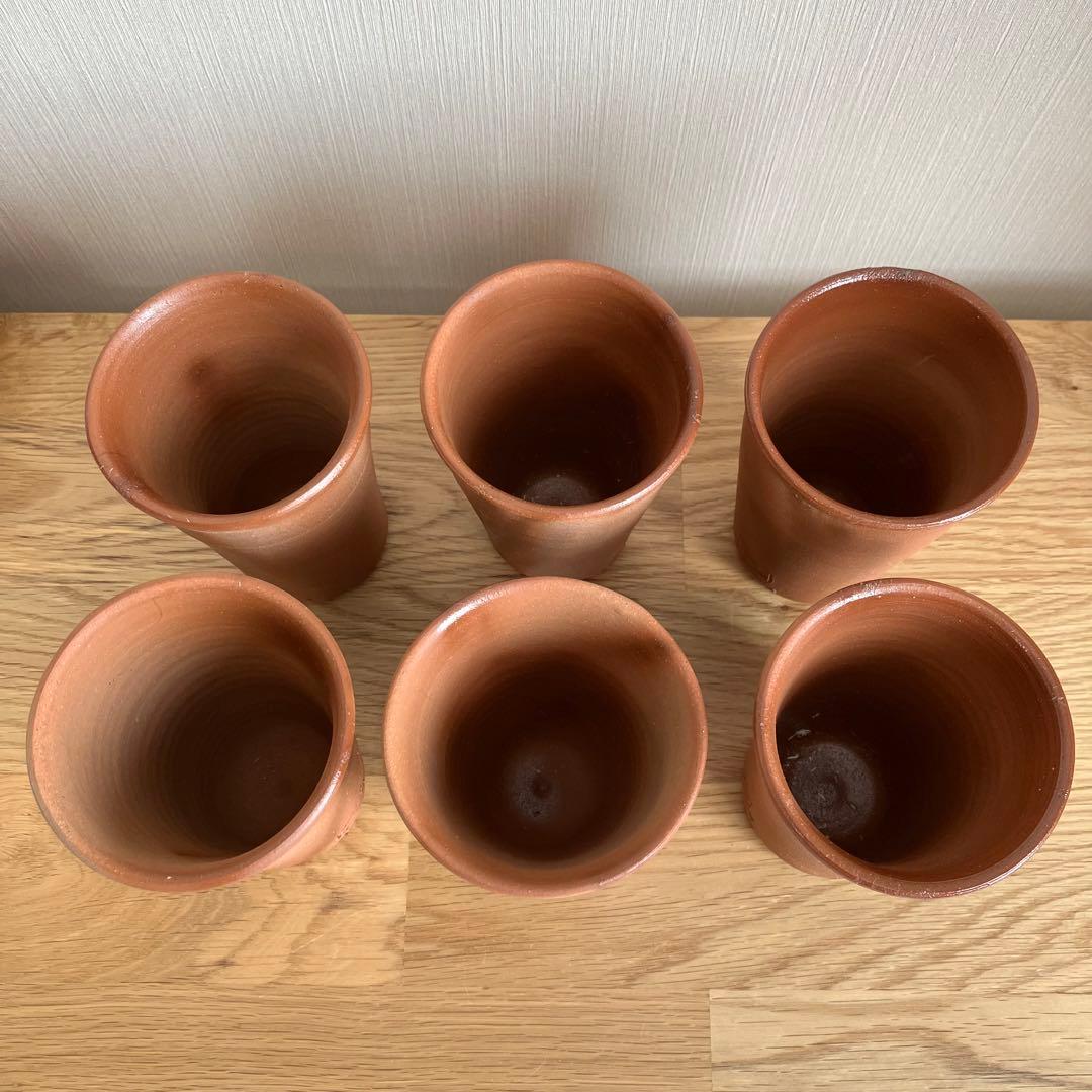 備前焼　緋襷　ビアマッグ　フリーカップ