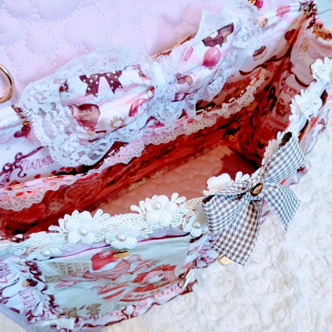 女の子パネルハンドメイドバッグ♡(専用残り分)