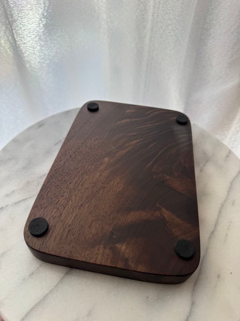 北米ブラックウォルナット 木製トレイ 2枚