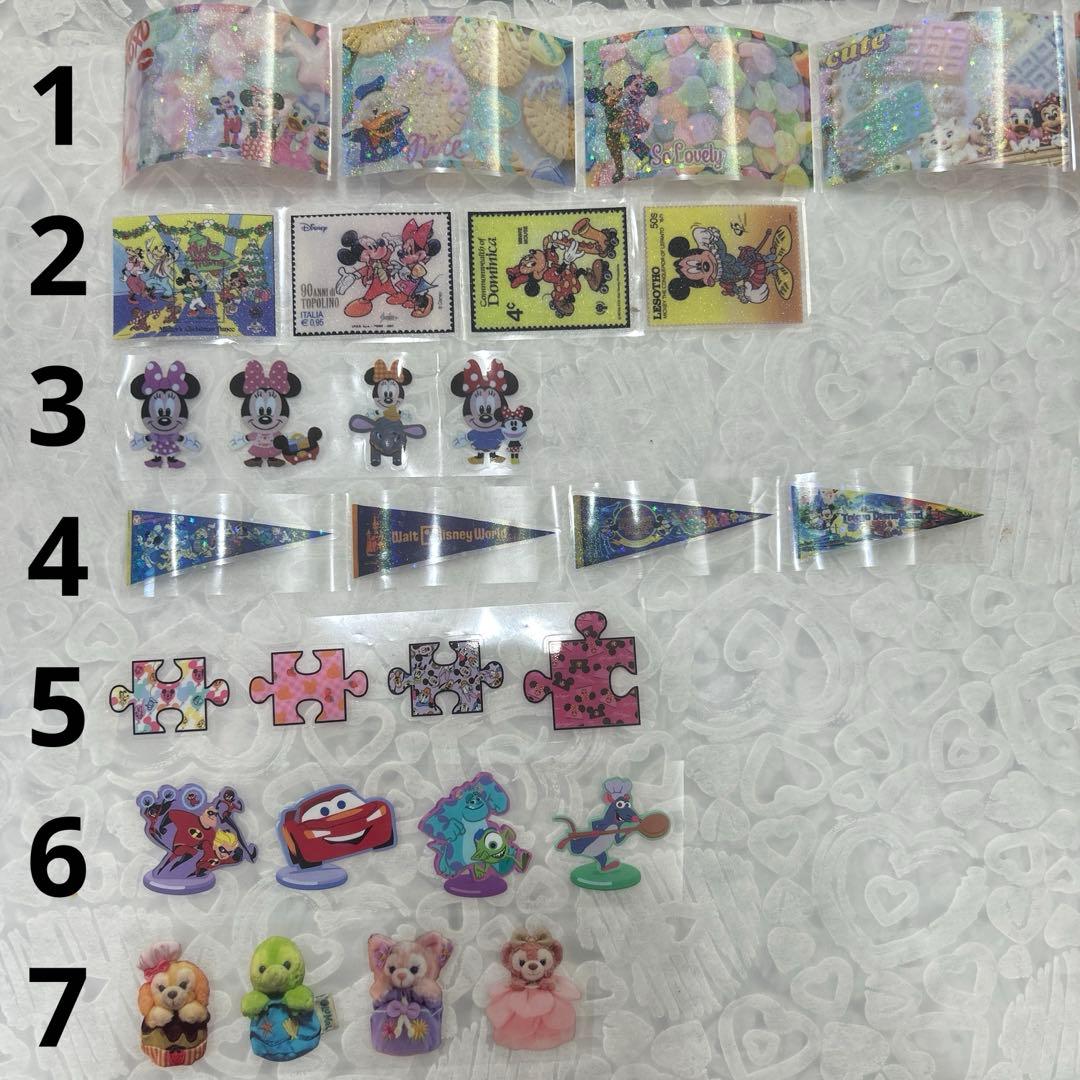 ディズニーロールシール　アメステシート　5