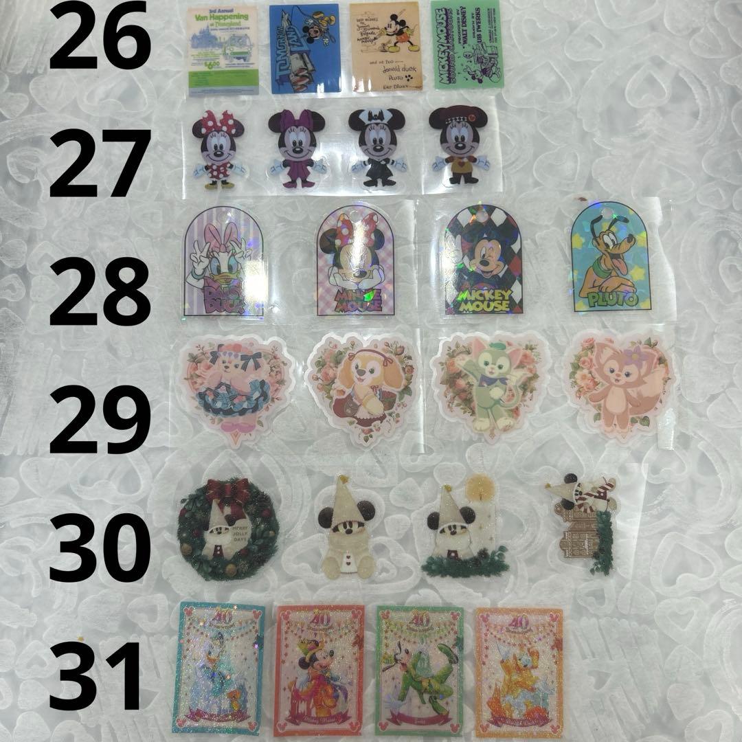 ディズニーロールシール　アメステシート　5