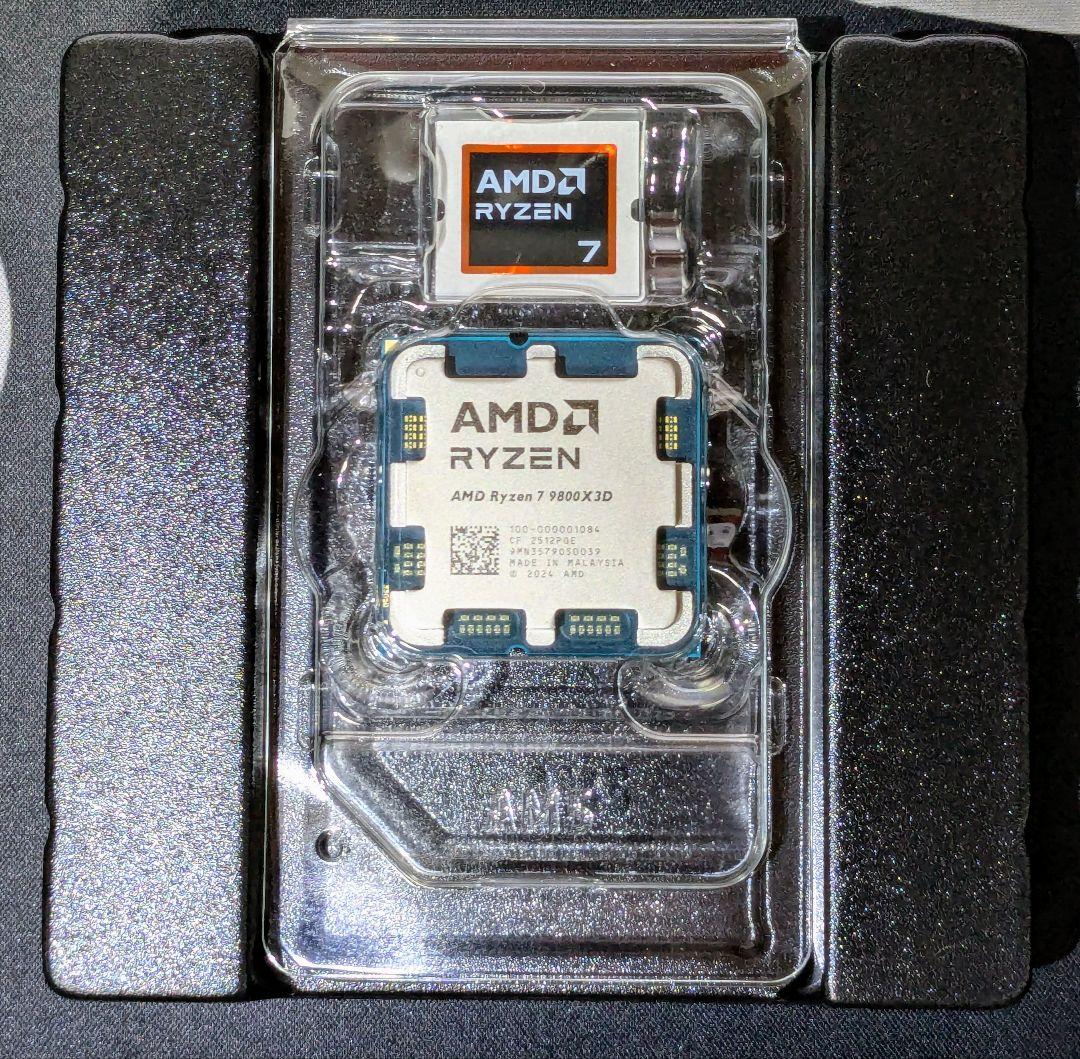 【美品】AMD Ryzen 7 9800X3D CPU