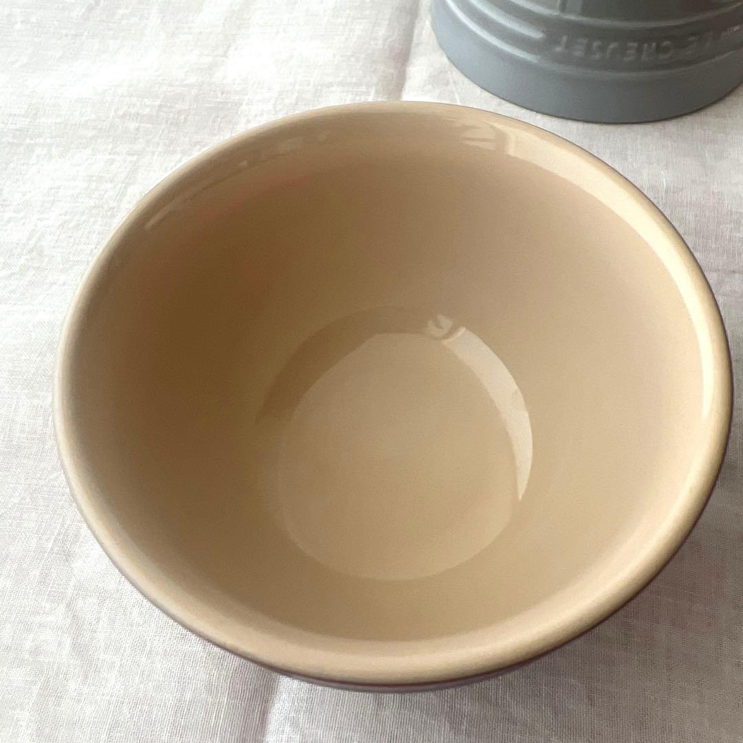 ル・クルーゼ　ライスボウルS パイディッシュ　ミストグレー　ビーツ　茶碗ボウル