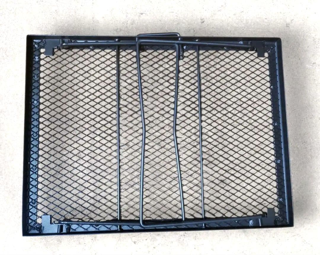 鉄製マルチローテーブル ステイクハンガー 天板付きストレージBOX セット