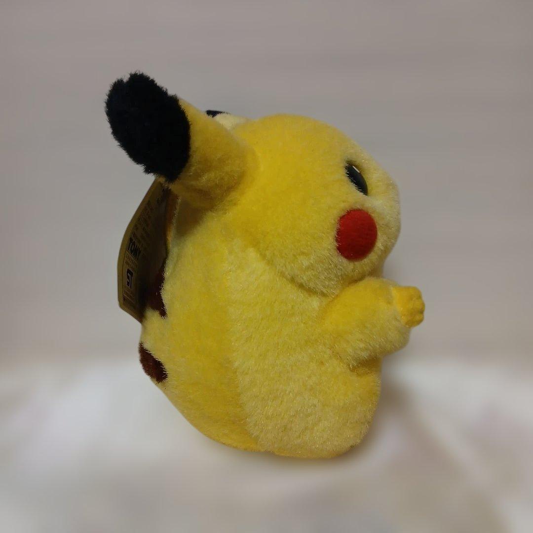 TOMY　ポケモン　ピカチュウ　ぬいぐるみ　【希少当時物】