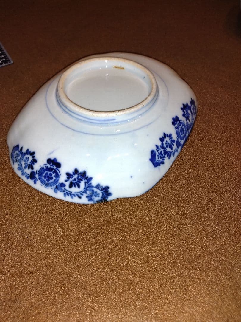 染付　微塵唐草　富士山　昇龍