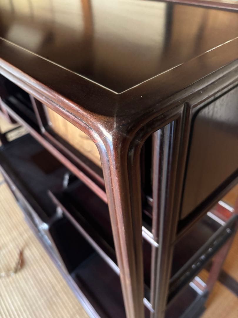 茶箪笥　飾り棚　昭和