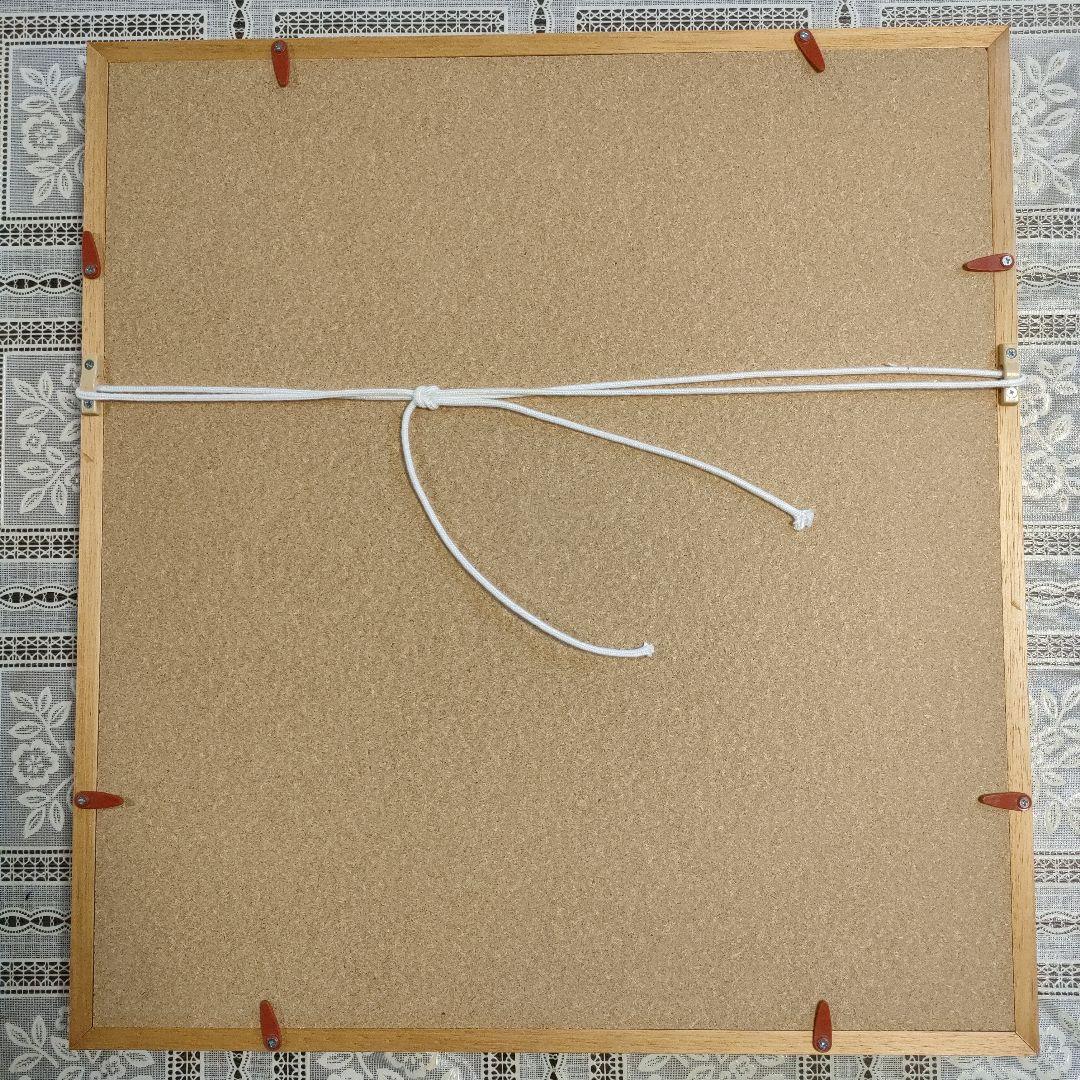 石崎昭三　日本画『ハイビスカス』、自筆書状3枚＆略歴付