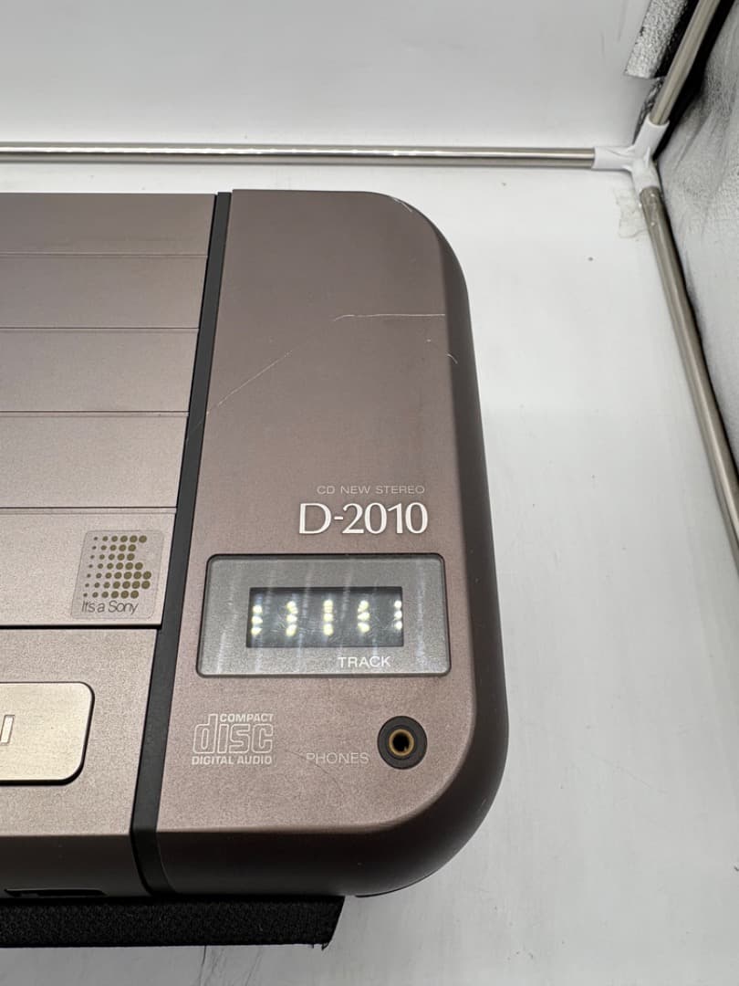 SONY　CD NEW STEREO　D-2010　レトロオーディオ　f930