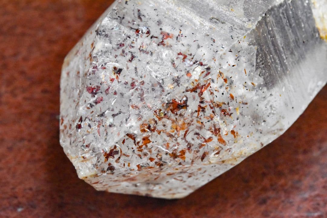 モンドクォーツ カイヤナイト、レピドクロサイトインクォーツ