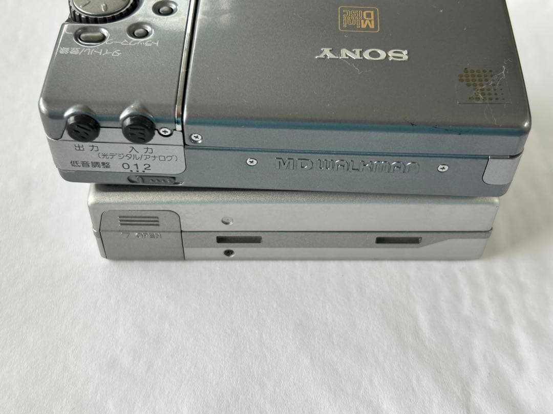 ポータブルプレーヤー SHARP MD-MS100-s SONY MZ-R3