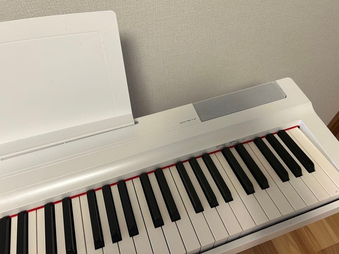 まり☺︎︎ ヤマハ 電子ピアノ 88鍵盤 ホワイト P-125WH