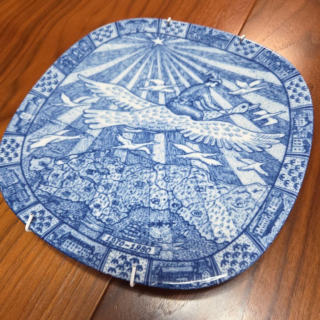 スウェーデン製　ニルスの皿 1970-1980