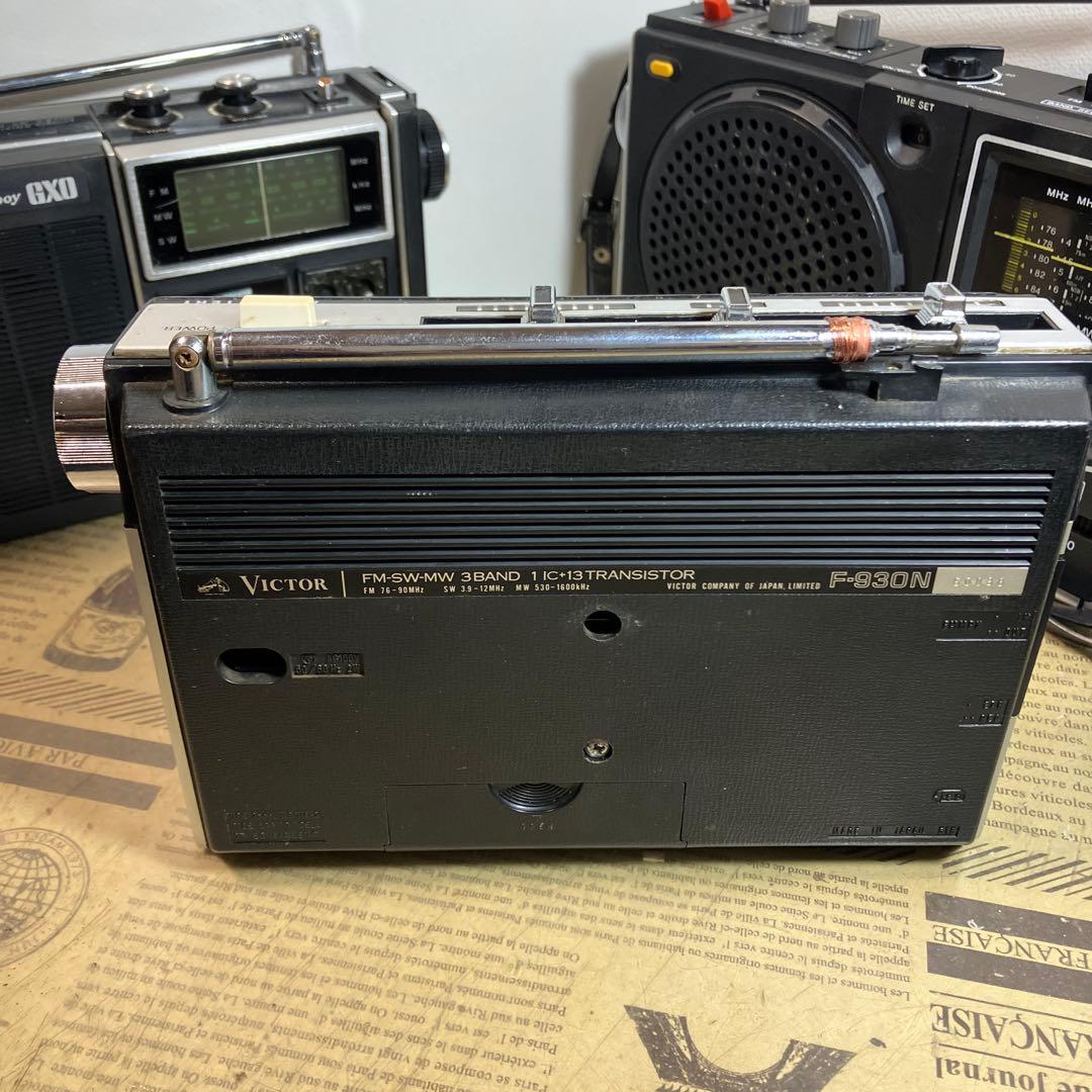 69〜74年迄の3バンド名機 4台　在庫処分　ジャンク