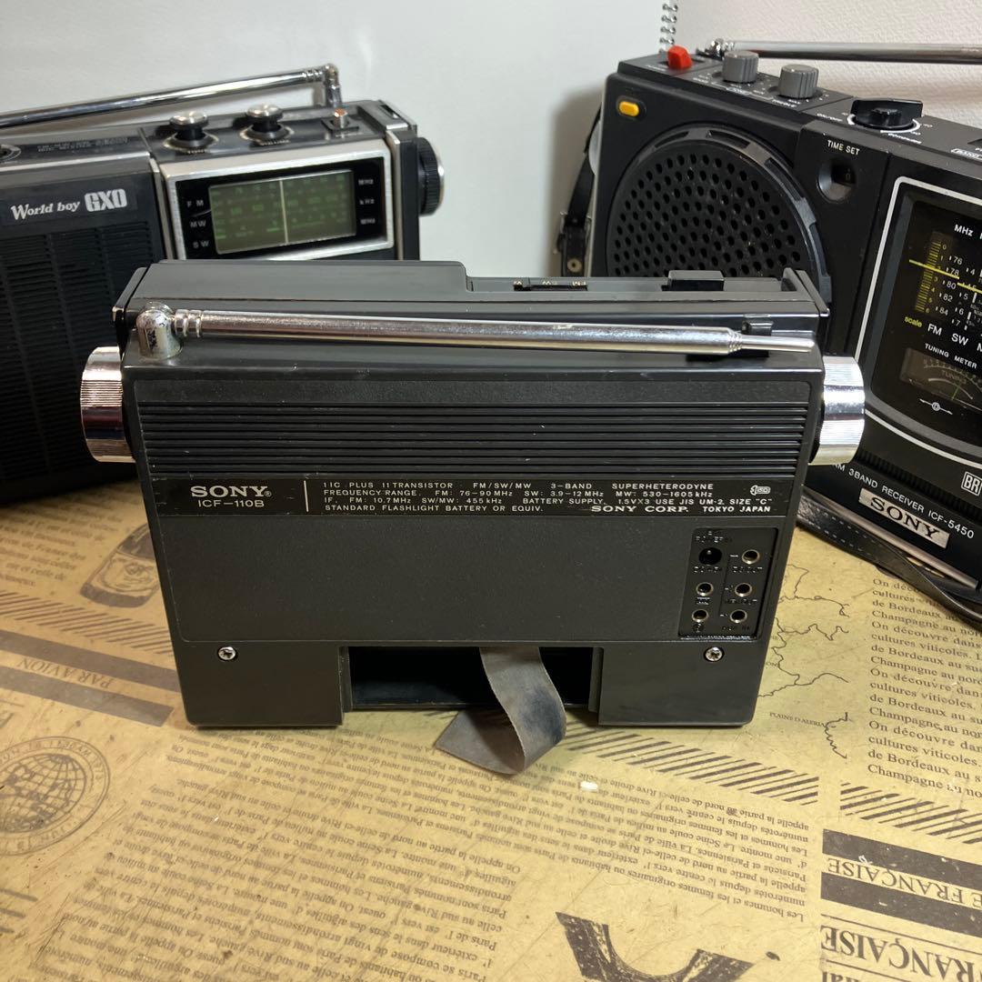 69〜74年迄の3バンド名機 4台　在庫処分　ジャンク