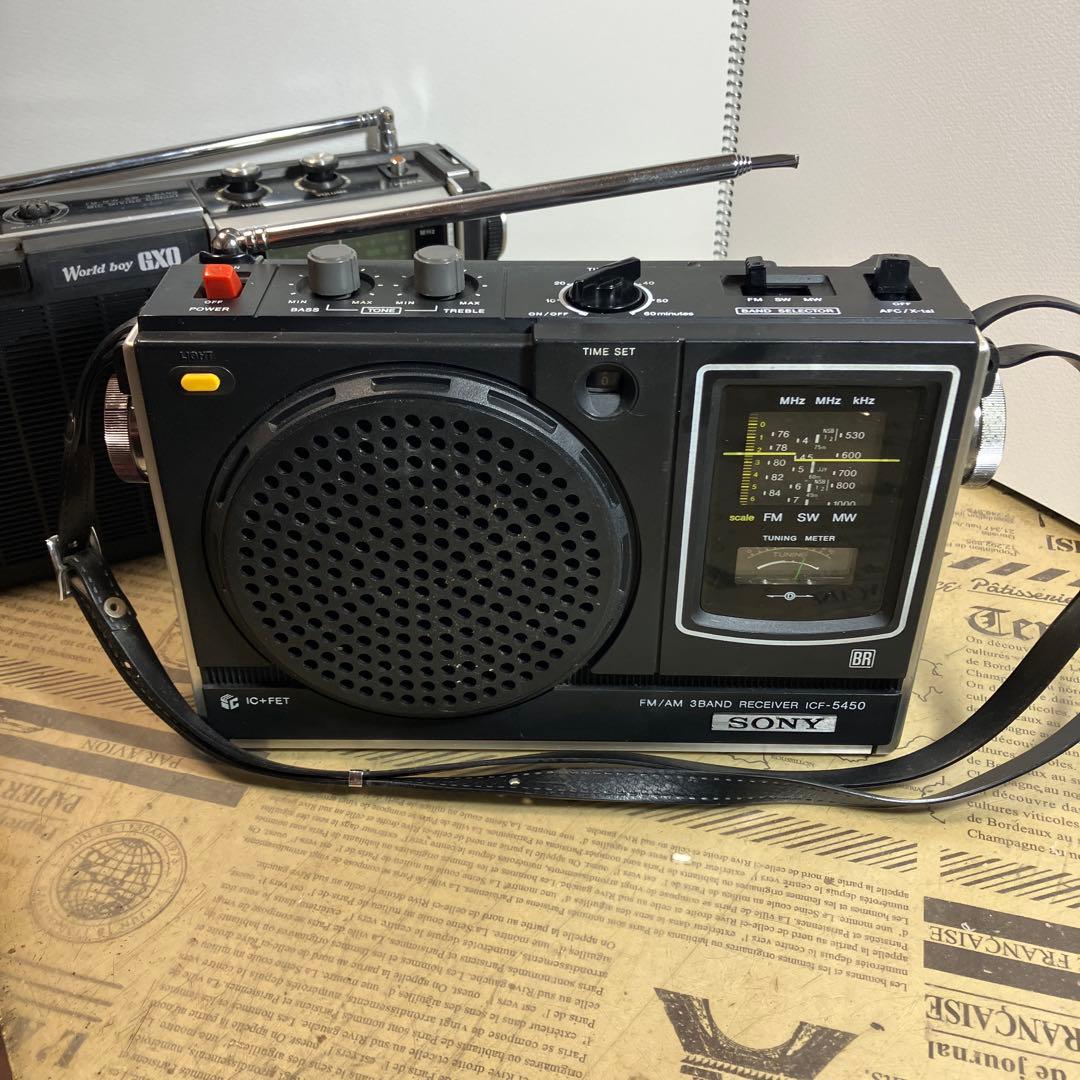 69〜74年迄の3バンド名機 4台　在庫処分　ジャンク