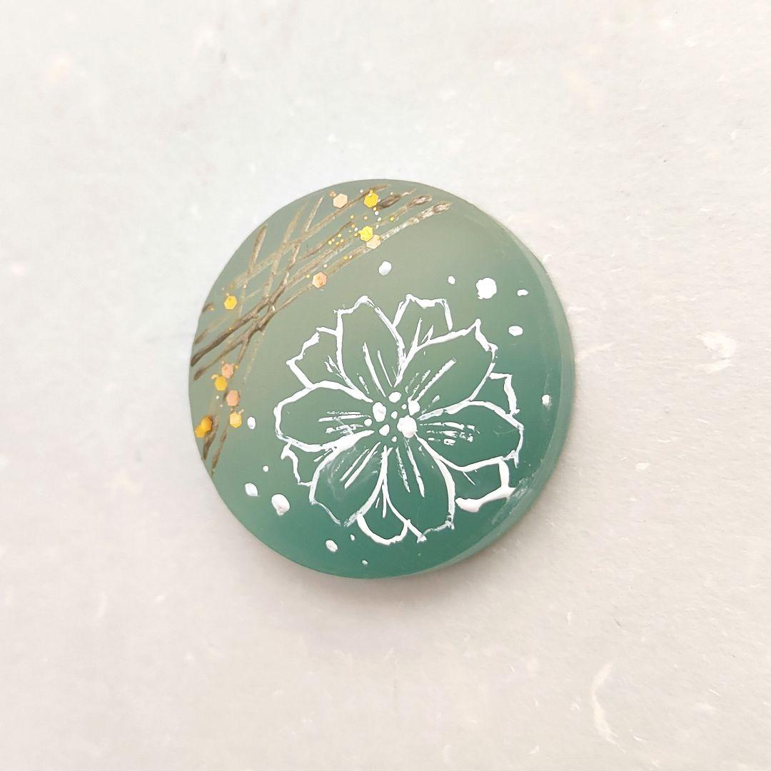 【897】ハンドメイド　レジン　ヘアゴム　ポニーフック