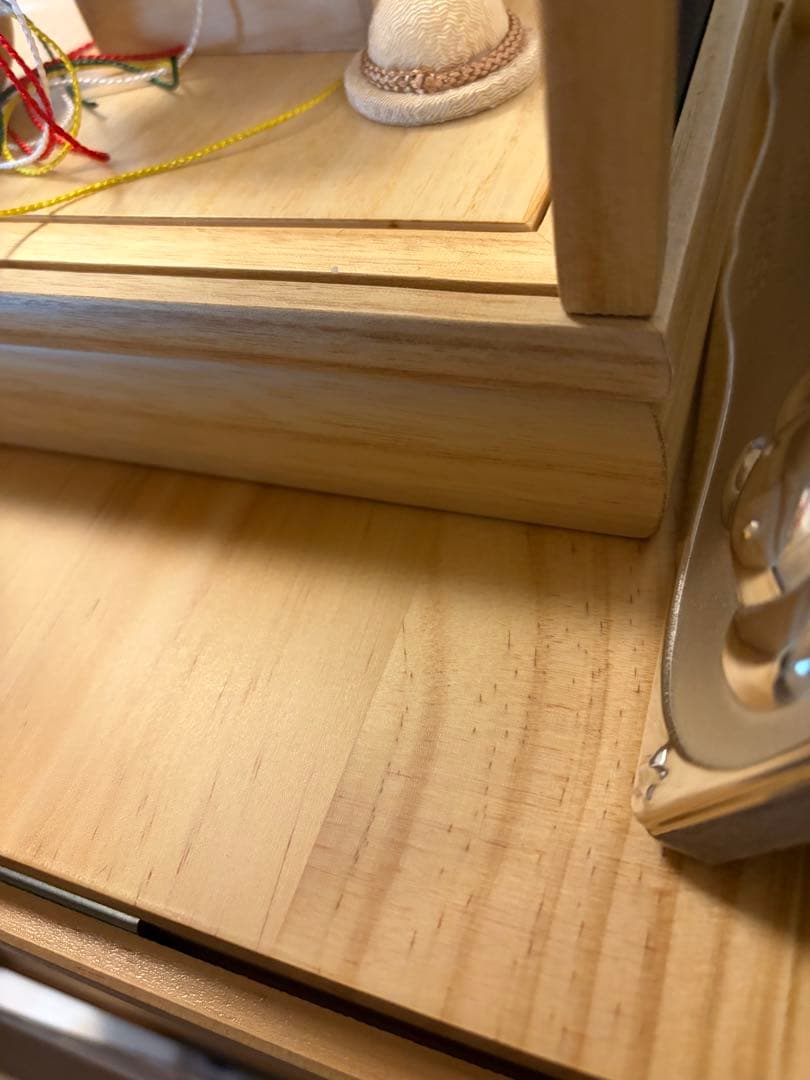 【未使用に近い】雛人形 ガラスケース付き 和風デザイン