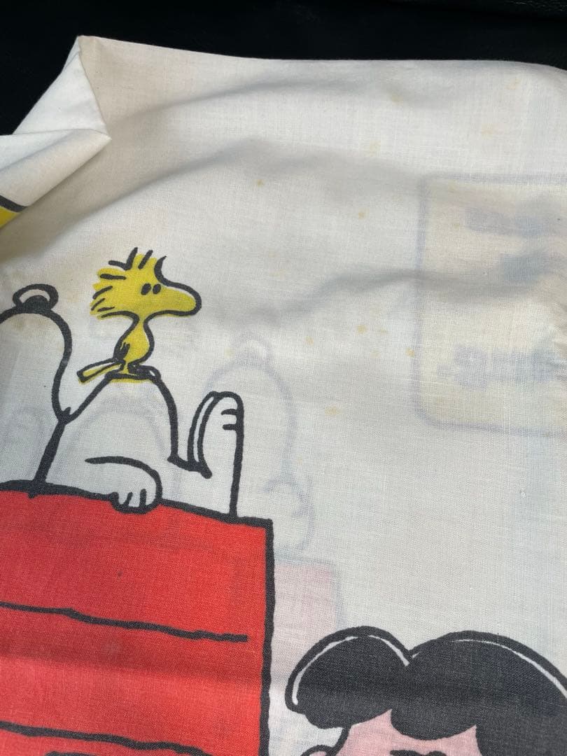 アメリカ　ヴィンテージ　ピーナッツ　ピローケース　スヌーピー