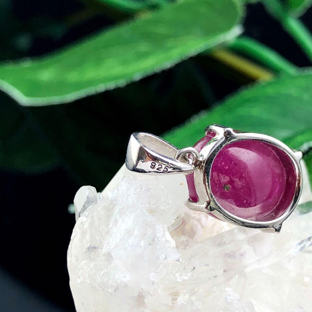 sv925 ルビーペンダントトップ t572