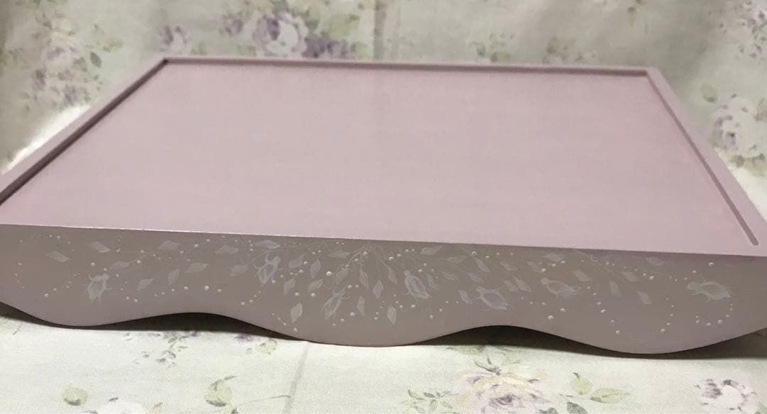 お値下げ‼️ハンドメイド・トールペイント作品薔薇のトレー