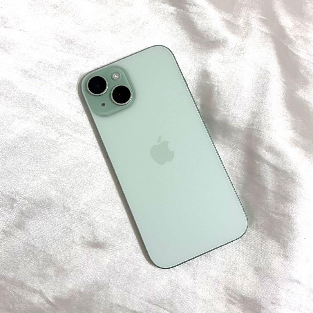 【美品】Apple iPhone15 グリーン 本体 256GB SIMフリー