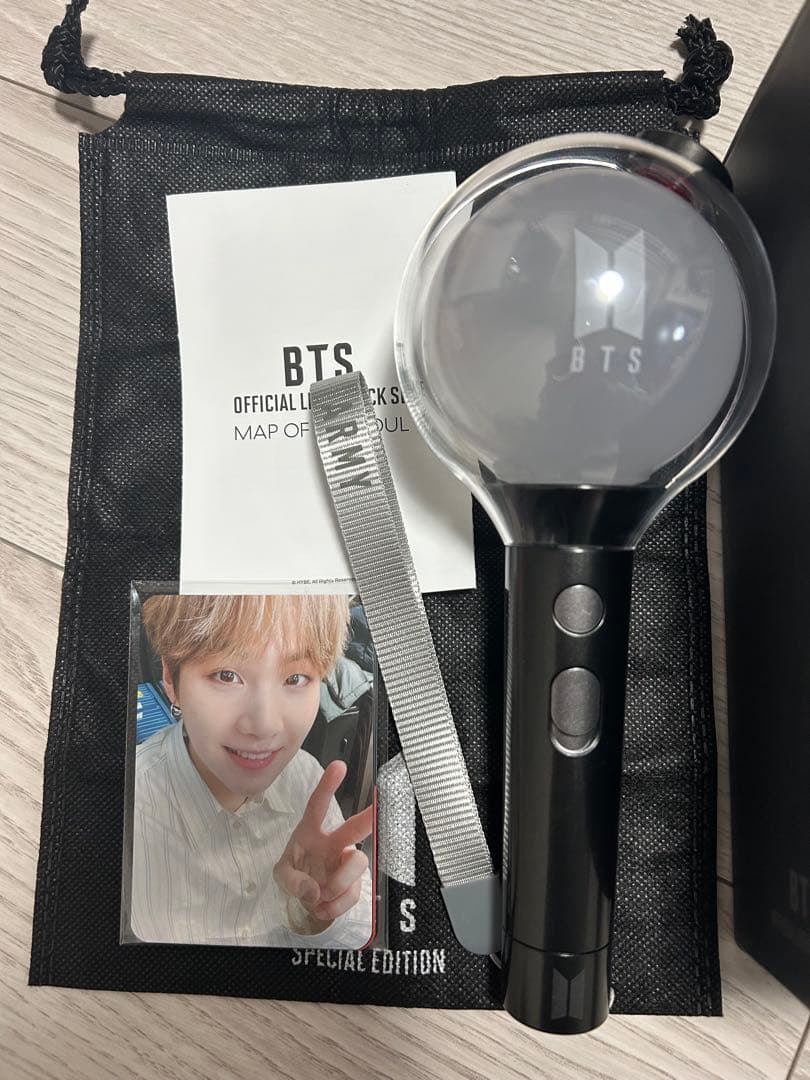 【公式・特典付】BTS アミボム MOS SE ＆ FC入会特典キーポーチ