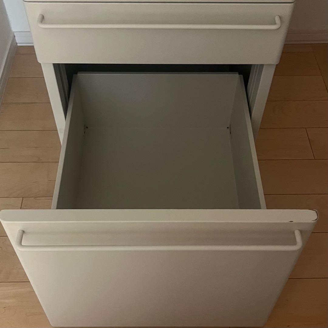 MUJI 無印良品 スチールキャビネット／ライトグレー