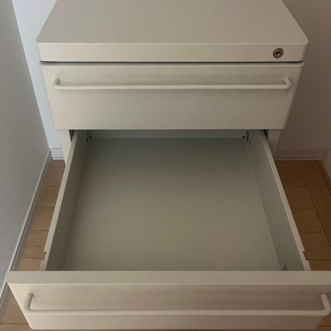 MUJI 無印良品 スチールキャビネット／ライトグレー