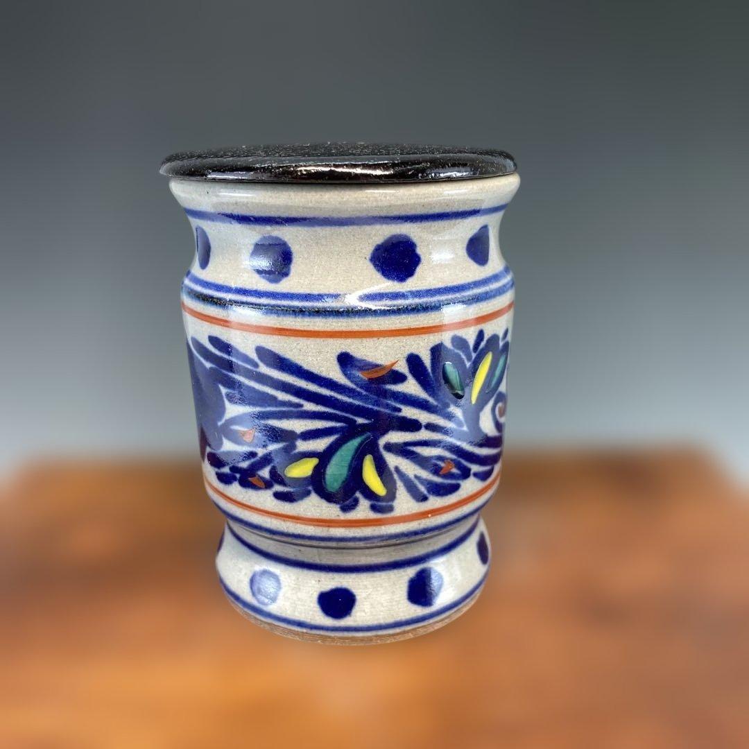 【茶道具】玉堂窯　紅毛絵替茶器（共箱）